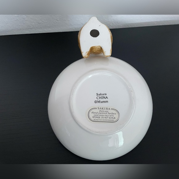 Vintage Debbie Mumm by Sakura “Spring Is In The Air Bunny” Nibbler Bowl. - Picture 4 of 4